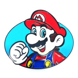 Hebilla de Cinturón Mario Bross 9x8cm-Gemelolandia