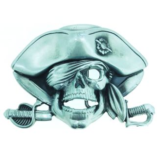 Hebilla de Cinturón Calavera Pirata - Gemelolandia