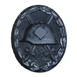 Insignia Herido en combate II Guerra Mundial Alemania 42x35mm Negra - Gemelolandia