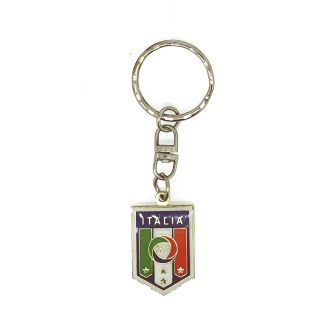 Llavero a una cara a color Fed Italiana de fútbol 3x2cm - Gemelolandia