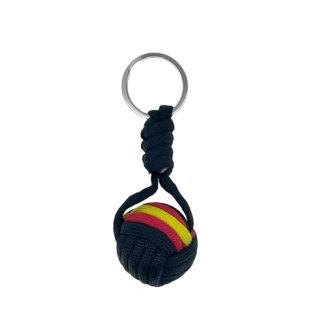 Llavero de Borla Negra Bandera de España Llaveros para todas las ocaciones (Tela) - Gemelolandia