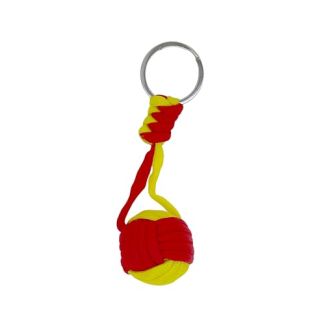 Llavero de Borla Roja y Amarilla Bandera de España Llaveros para todas las ocaciones (Tela) - Gemelolandia