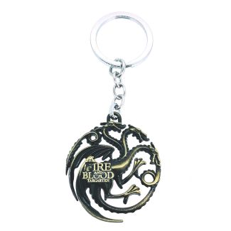 Llavero Escudo Casa Targaryen Bronze - Gemelolandia