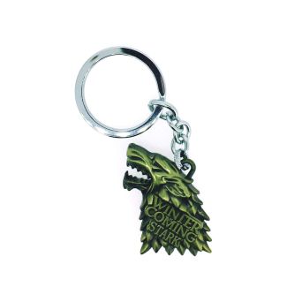 Llavero Juego de Tronos Casa Stark 3D Dorado - Gemelolandia