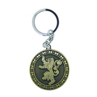 Llavero Juego de Tronos Rounded Casa Lannister Doradov- Gemelolandia