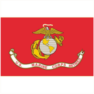 Bandera US Marine Corps 90x150cm - Gemelolandia