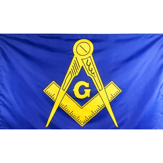 Bandera Símbolo Masónico 90x150cm - Gemelolandia