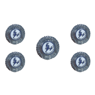 Pack 5 Pins de Solapa Escuadrilla Azul Laureada 22mm - Gemelolandia