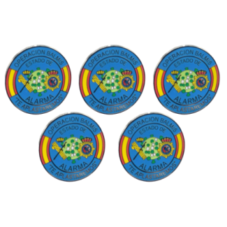 Pack 5 Pins de Solapa Operación Balmis 2020 Te Aplastaremos - Gemelolandia