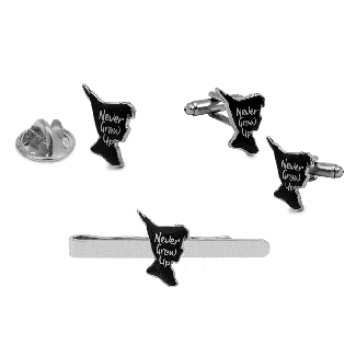 Pack Completo Never Grow Up Peter Pan 20x15mm - Gemelolandia