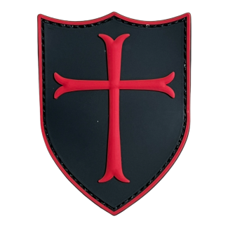 Templar Shields Iron-on Patch Various Sizes and Colors