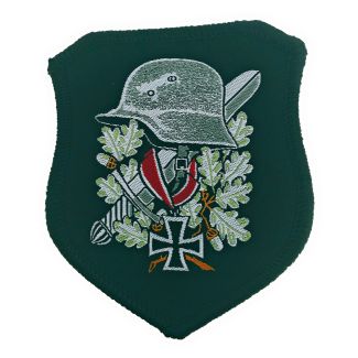 Parche Bordado Conmemorativo Alemán Cruz de Hierro 8cm x 7cm