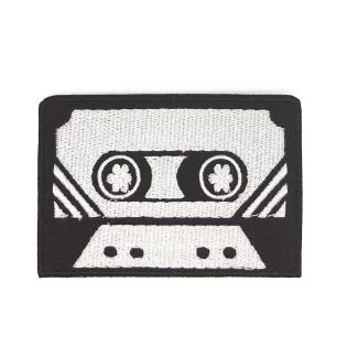 Parche Bordado Termoadhesivo Cinta de Radio Cassete 8x5,5cm-Gemelolandia
