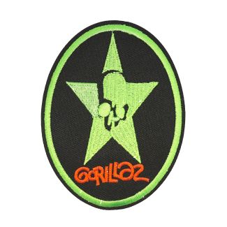Parche Bordado Termoadhesivo Gorillaz 11 cm-Gemelolandia