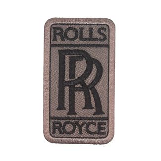 Parche Bordado Termoadhesivo Rolls Royce 8x4,5cm-Gemelolandia