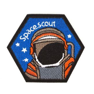 Parche Bordado Termoadhesivo Space Scout 8x7cm
