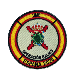 Parche Hook and Loop Operacion Balmis 2020 UME 8cm- Gemelolandia