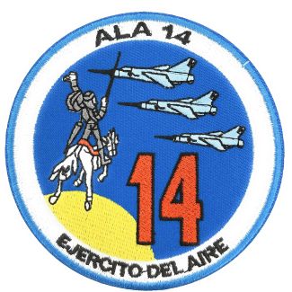 Parche Termoadhesivo Ala 14 Los Llanos Ejercito del Aire 9 Cm - Gemelolandia
