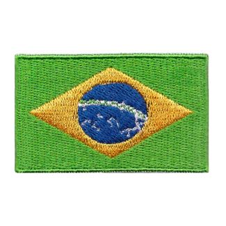 Parche Termoadhesivo Bandera de Brasil 6cm - Gemelolandia