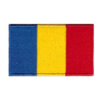Parche Termoadhesivo Bandera de Rumanía 6cm - Gemelolandia