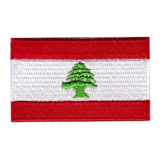 Parche Termoadhesivo Bandera del Líbano 6cm - Gemelolandia
