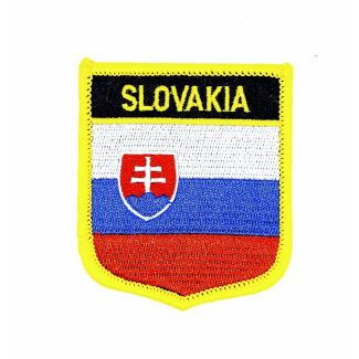 Parche Termoadhesivo Bandera escudo Eslovaquia 7x6 cm - Gemelolandia