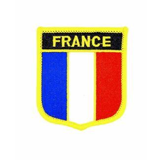 Parche Termoadhesivo Bandera escudo Francia 7x6 cm - Gemelolandia