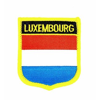 Parche Termoadhesivo Bandera escudo Luxemburgo 7x6 cm - Gemelolandia