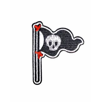 Parche Termoadhesivo Bandera Pirata 6x5cm-Gemelolandia