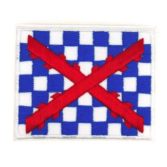 Parche Termoadhesivo de la Bandera del Tercio de Spinola 7cm - Gemelolandia