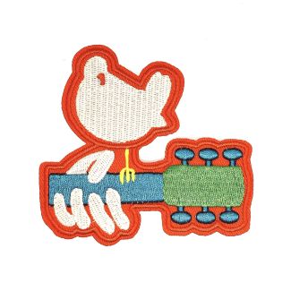 Parche Termoadhesivo Festival de Woodstock 9cm - Gemelolandia