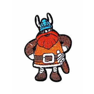 Parche Termoadhesivo Halvar el Vikingo 5,5x4cm-Gemelolandia