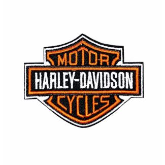 Parche Termoadhesivo HD Motorcycles 8x6cm - Gemelolandia