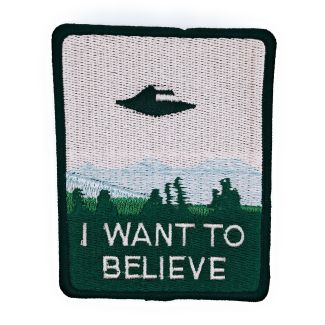 Parche Termoadhesivo I Want To Believe - Gemelolandia