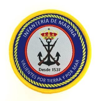 Parche Termoadhesivo Infantería de Marina, Valientes por Tierra y por Mar 7cm - Gemelolandia
