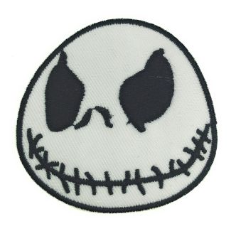 Parche Termoadhesivo Jack Skeleton 8cm - Gemelolandia