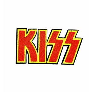 Parche Termoadhesivo Kiss yellow 9x4,5cm - Gemelolandia
