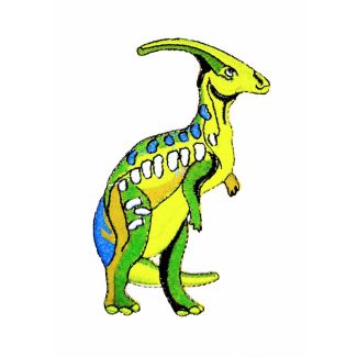 Parche Termoadhesivo Parasaurolophus 10x5cm-Gemelolandia
