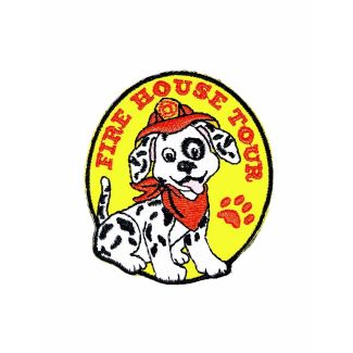 Parche Termoadhesivo Perro bombero 5 cm - Gemelolandia