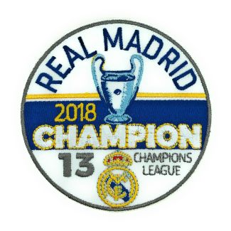Parche Termoadhesivo Real Madrid Campeones Champions League 2018- Gemelolandia
