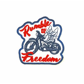 Parche Termoadhesivo Rumble Of Freedom 6x5,5cm-Gemelolandia