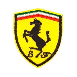 Parche Termoadhesivo S Ferrari 6x5cm - Gemelolandia
