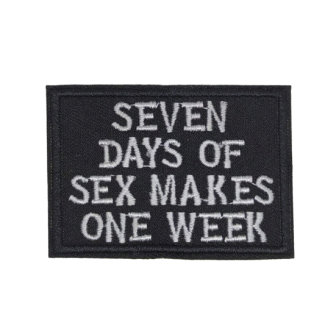 Parche Termoadhesivo Seven Days 7x5 cm - Gemelolandia