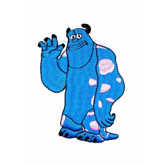 Parche Termoadhesivo Sulley 9,5x7 - Gemelolandia