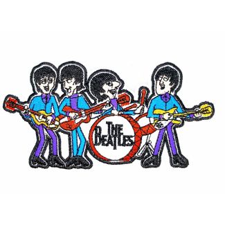 Parche Termoadhesivo The Beatles toon band 12,5x6,5cm - Gemelolandia