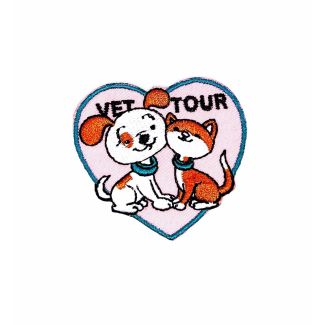 Parche Termoadhesivo Veterinario love 5x4 cm - Gemelolandia