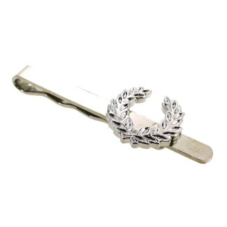 Pasador de Corbata Corona de Laurel Acero-Gemelolandia