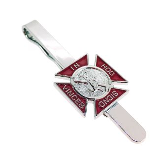 Pasador de Corbata Cruz Templaria In Hoc Signo Vinces - Gemelolandia
