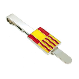 Pasador de Corbata de la Bandera Cataluña y España - Gemelolandia