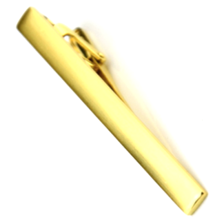 Pasador de Corbata Liso Dorado - Gemelolandia